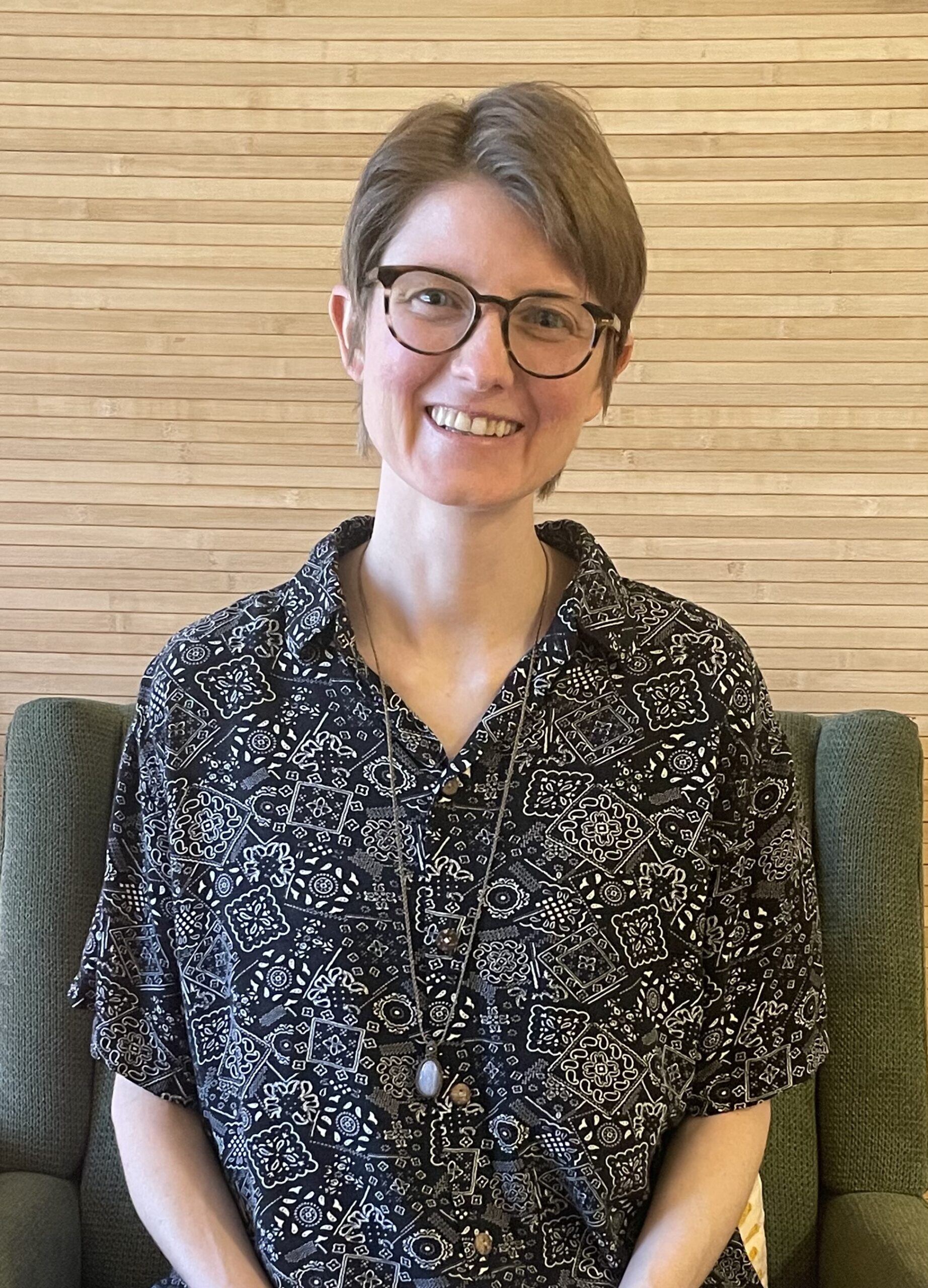 Person sitting on a beach